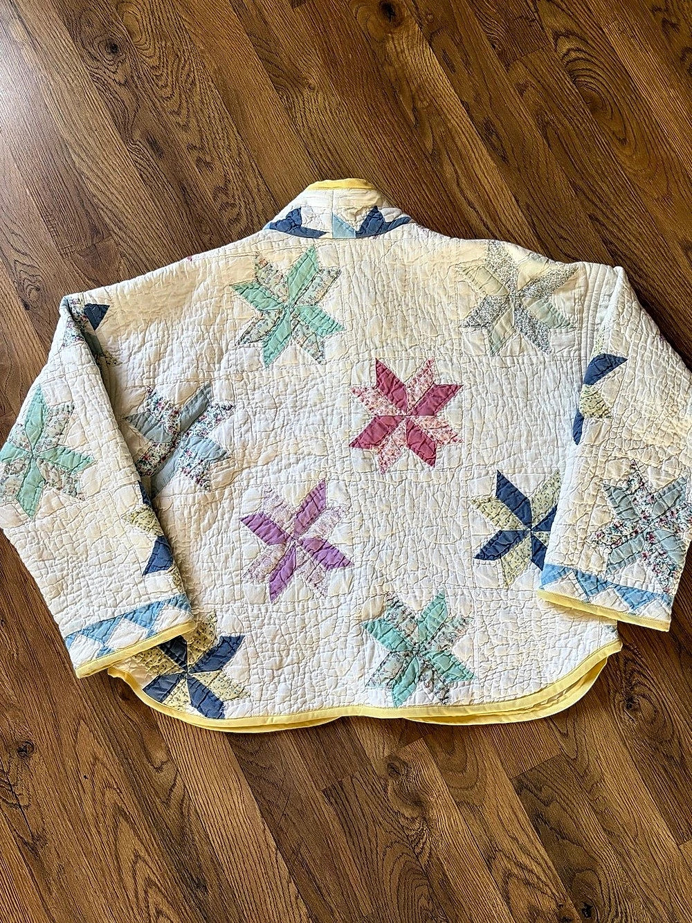 Quilted Patchwork Jacket - Picture 2 of 6